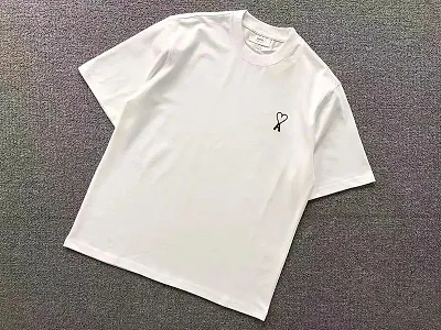 Ami Paris Tees with Small Logo