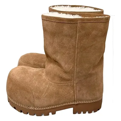Balenciaga Alaska Fur Boots
