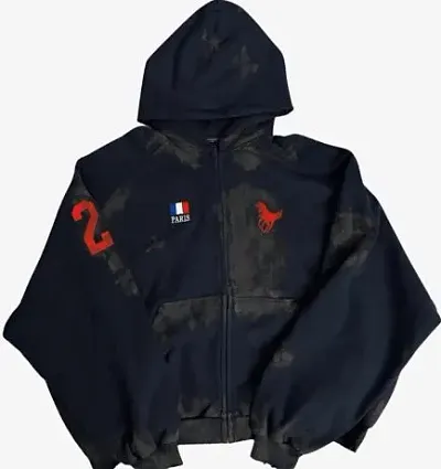 Balenciaga Dirty Zip Hoodie