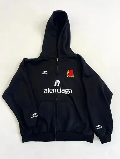 Balenciaga Soccer Zip-Up Hoodie