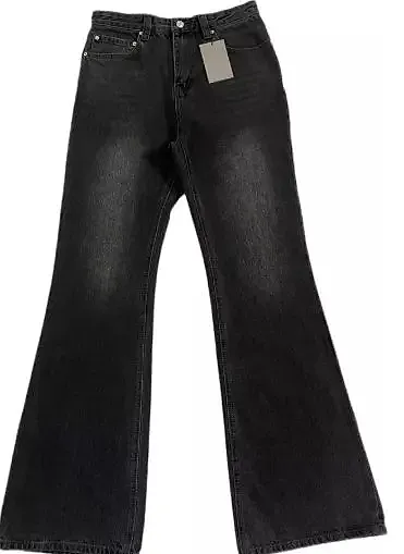 Budget Balenciaga Washed Flared Jeans