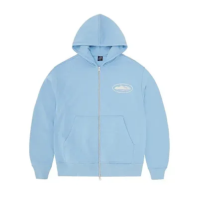 Corteiz Island Puff Print Zip Hoodie