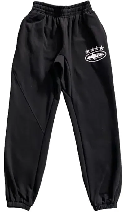 Corteiz Track suit 5th anniversary alcatraz 4 stars black pant