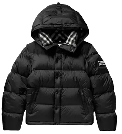 Burberry Black Cotton Jacket Size 52 FR