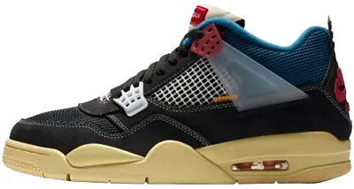 Jordan 4 Union Black Noir