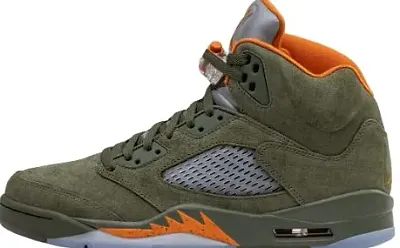 Jordan 5 Olive Shoes