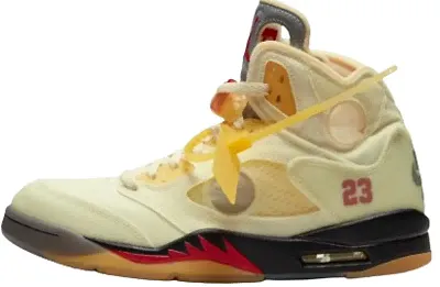 Jordan 5 x Off-White "Sail"
