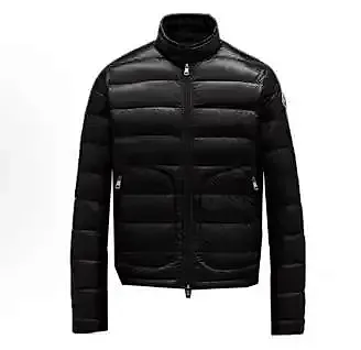 Moncler Black Acorus Down Jacket