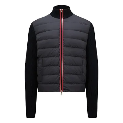 Moncler Padded Cotton Zip-Up Cardigan