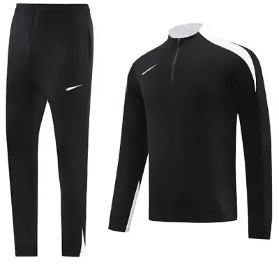 Nike Black-White Tracksuit Set
