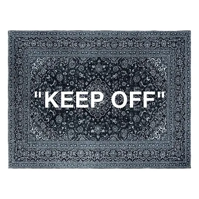 Off-White Rug "Keep Off"