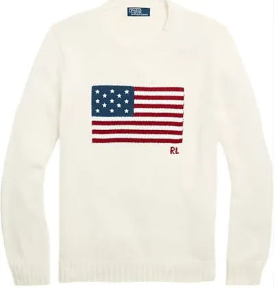 Polo USA Flag Sweater (Beige)