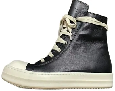 Rick Owens Leather High Shoes