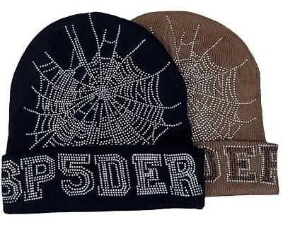 Sp5der Blue Beanie