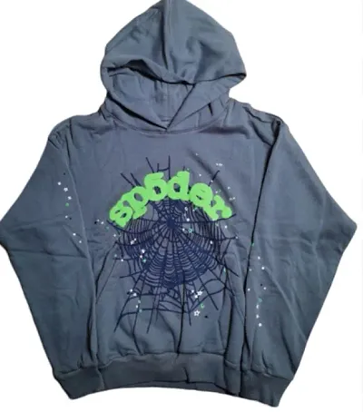 Sp5der Grey Hoodie