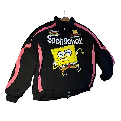 Supreme SpongeBob SquarePants Jeff Hamilton Racing Jacket