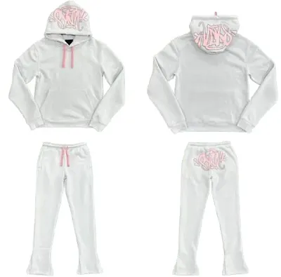 Syna Tracksuit Grey-Pink